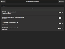 Tablet Screenshot of fragmasters.hlstatsx.com